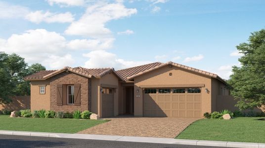 New construction Single-Family house 23098 E Lords Way, Queen Creek, AZ 85142 Trillium Plan 4585- photo 0 0