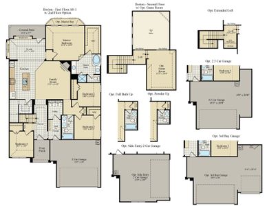 Boston A8-1Floor Plan W/ Game Room