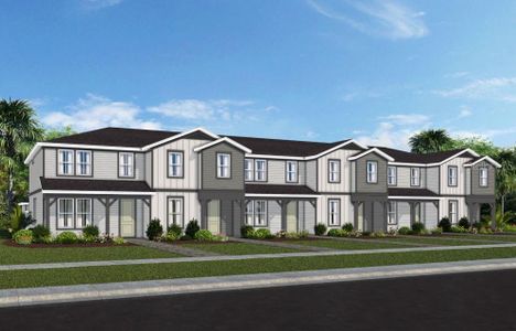New construction Townhouse house 4604 Orchard View Aly, Clermont, FL 34714 plan Foxtail - Interior Unit - image