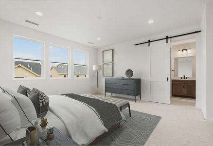 New construction Single-Family house 8850 Moonshimmer Trl, Littleton, CO 80125 4054 Morningside Elevation A - Modern Farmhouse- photo 18 18