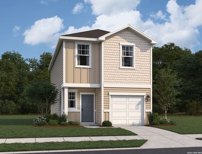 New construction Single-Family house 4522 Flying Hooves, San Antonio, TX 78222 plan Compass - image