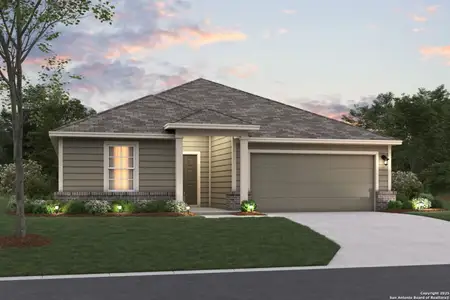 New construction Single-Family house 1129 Limestone Rdg, Seguin, TX 78155 Esparanza- photo 0