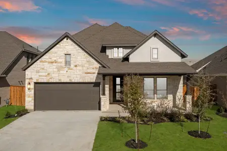 New construction Single-Family house 1508 Corduroy Ln, Georgetown, TX 78633 plan Schertz - image