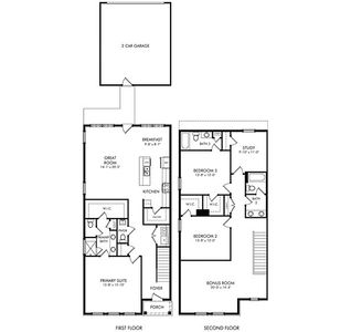 New construction Townhouse house 381 Gs Lee Blvd, Smyrna, TN 37167 plan Lancaster - image