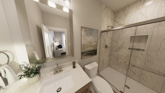 New construction Townhouse house 2411 Adrift Rd, Fuquay Varina, NC 27526 plan Atlas End Unit - image 10