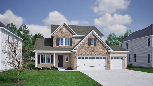 New construction Single-Family house 129 Starhaven Ct, Advance, NC 27006 plan Nantahala II - image