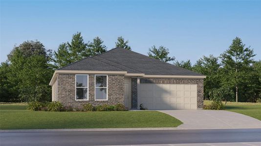 New construction Single-Family house 201 Draper Shadows Drive, Willis, TX 77378 Walsh- photo 0