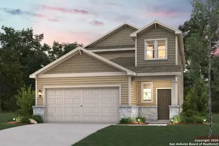 New construction Single-Family house 2510 Rambo Dr, San Antonio, TX 78224 plan Riley - 2511 - image
