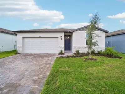 New construction Single-Family house 13696 Umber Forest St, Hudson, FL 34669 plan Bluebell - image