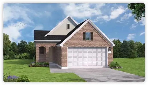 New construction Single-Family house 305 Violet Crown Ln, New Caney, TX 77357 plan Wildorado (1461-HV-30) - image