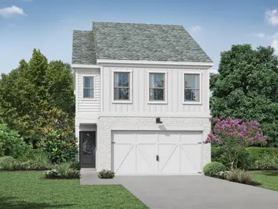 New construction Townhouse house 1512 Thurcroft Ln, Lawrenceville, GA 30043 - image