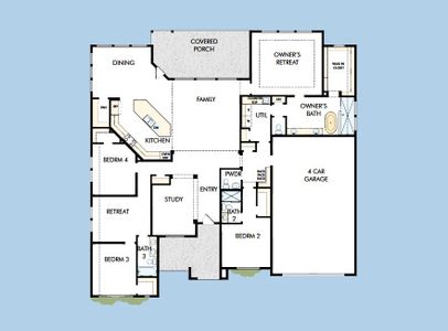 New construction Single-Family house 123 Plott Hound Dr, Montgomery, TX 77356 plan The Aubrey - image