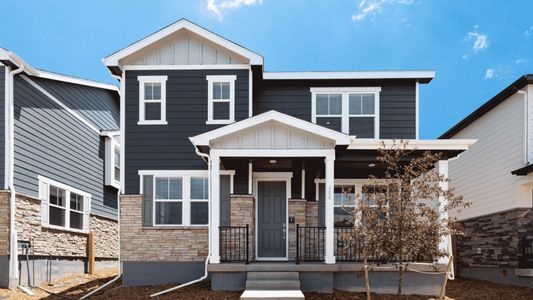 New construction Single-Family house 697 N Ukraine St, Aurora, CO 80018 plan Elbert - image