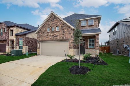 New construction Single-Family house 12803 Dewberry Creek, San Antonio, TX 78254 Powell- photo 0