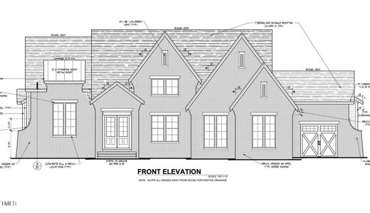 New construction Single-Family house 1187 Old Lystra Road, Chapel Hill, NC 27517 - photo 0