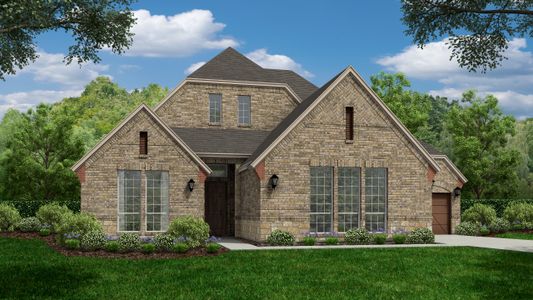 Plan 815 Elevation A with Stone