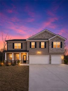 New construction Single-Family house 379 Blue Juniper Cir, Loganville, GA 30052 plan Mansfield - image