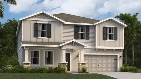 New construction Single-Family house 5252 Worchester Dr, Kissimmee, FL 34746 plan Providence - image