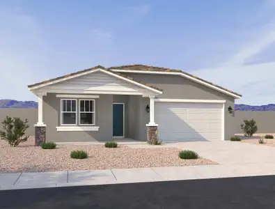 New construction Single-Family house 18222 W Buchanan St, Goodyear, AZ 85338 plan Lavender - image