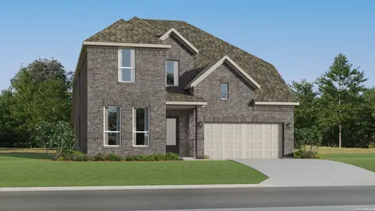 New construction Single-Family house 5544 Paschal Park, New Braunfels, TX 78132 plan Tobin - image