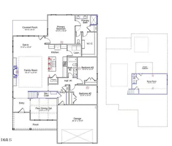 New construction Single-Family house 2127 Channel St, Graham, NC 27253 plan Cumberland - image