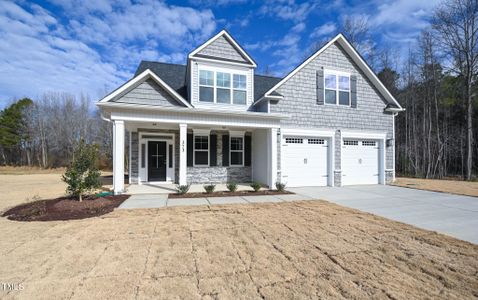 New construction Single-Family house 373 Abingdon Farms Drive, Selma, NC 27576 Monroe- photo 0