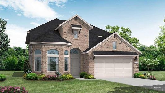 New construction Single-Family house 418 Wagyu Trl, New Caney, TX 77357 plan Justin - image