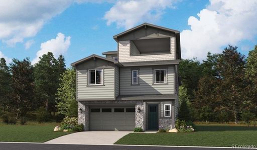 New construction Single-Family house 8341 Butte Creek Street, Littleton, CO 80125 Julien- photo 0