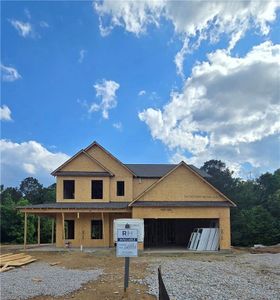 New construction Single-Family house 130 Harmony Farms Orch, Eatonton, GA 31024 plan (GA)Hunter A 2 Front Entry - image