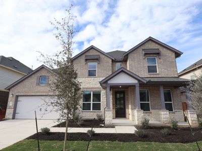 New construction Single-Family house 2013 Billings Wy, Leander, TX 78641 plan Dickinson - Classic Series - image