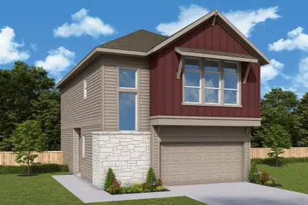 New construction Single-Family house 1034 Brickell Lp, Austin, TX 78744 plan The Brentley - image
