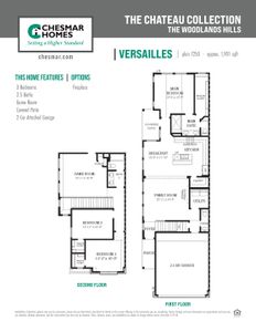 New construction Single-Family house 310 Bonica Terrace Ct, Willis, TX 77318 plan Versailles - image