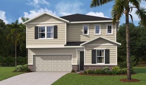 New construction Single-Family house 5881 Tomahawk Lake Drive, Jacksonville, FL 32254 Moonstone- photo 0