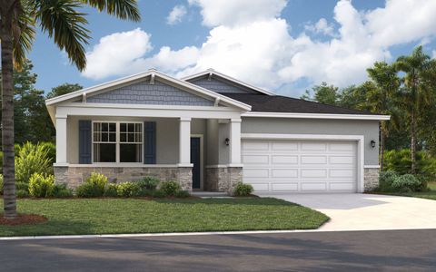 New construction Single-Family house 3632 Triple Crown Lp, Sanford, FL 32773 plan The Juniper - image