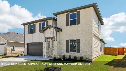 New construction Single-Family house 18208 Blazing Ranch Ln, Manor, TX 78653 plan The Quincy - image