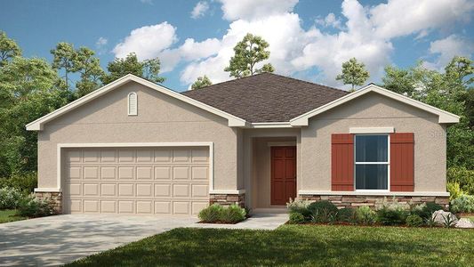 New construction Single-Family house 638 Teviot Road, Haines City, FL 33844 Cypress- photo 0