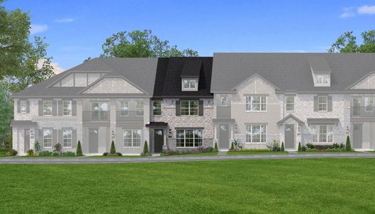 New construction Townhouse house 1912 Watermark Mews, Rowlett, TX 75088 plan Holbrook - image