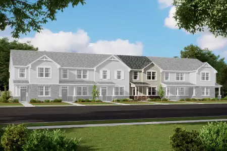 New construction Townhouse house 3808 Cheyney Park Dr, Charlotte, NC 28269 plan Murphy - image