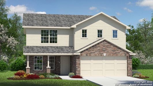 New construction Single-Family house 207 Sparrowhawk, San Antonio, TX 78253 The Walsh- photo 2 2