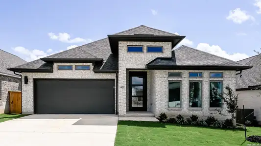 New construction Single-Family house 421 Hulda Trl, New Braunfels, TX 78130 plan 2474W - image