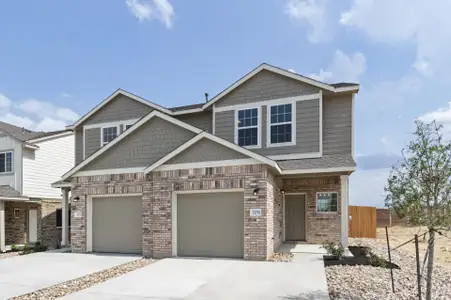 New construction Condo house 709 White Steppe Wy, Georgetown, TX 78626 plan Colorado Second - image