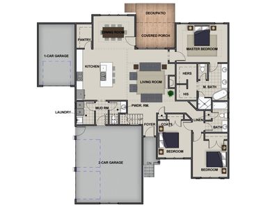 New construction Single-Family house 10213 Tennessee 156, Guild, TN 37340 plan Farmview - image