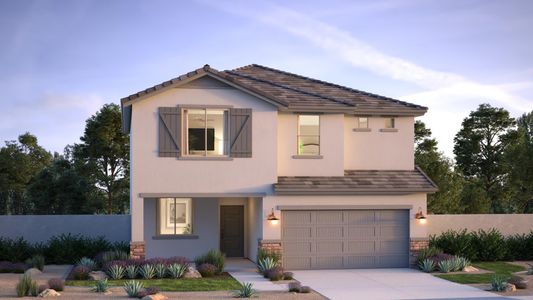 Craftsman Elevation - Aspen at Northern Farms in Waddell, Arizona | Landsea Homes