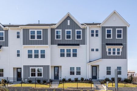 New construction Townhouse house 1206 Holding Village Way, Wake Forest, NC 27587 Nola- photo 0