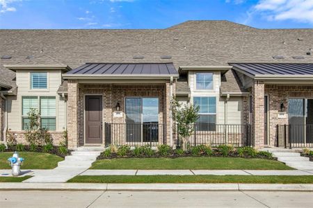 New construction Townhouse house 606 Tall Grass Trl, Wylie, TX 75098 Prague- photo 0