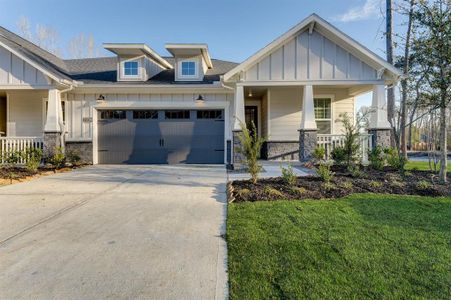 New construction Townhouse house 14261 Juniper Breeze Court, Willis, TX 77318 - photo 0