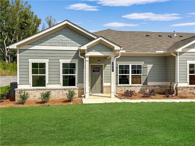 New construction Townhouse house 3871 Shelleydale Dr, Powder Springs, GA 30127 Augusta- photo 0