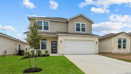 New construction Single-Family house 978 Manger Ln, New Braunfels, TX 78130 plan Majestic View II - image