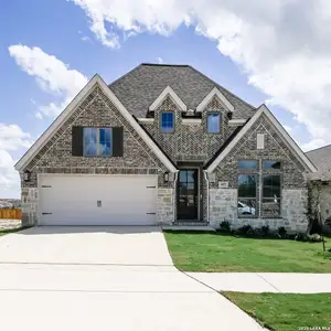 New construction Single-Family house 417 Hulda Trl, New Braunfels, TX 78130 plan 2574W - image