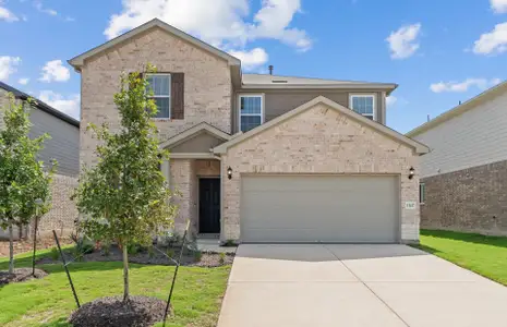 New construction Single-Family house 16801 Bustillos Pass, Manor, TX 78653 plan Sandalwood - image